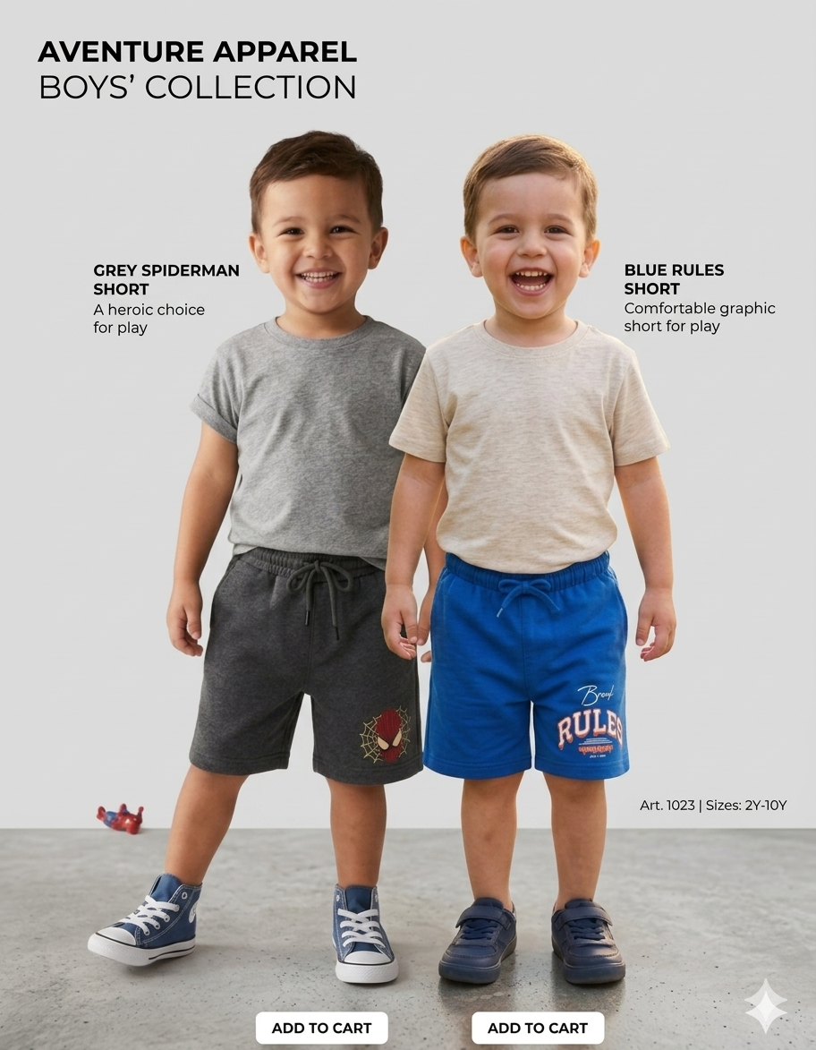Boys Shorts – Pack of 2