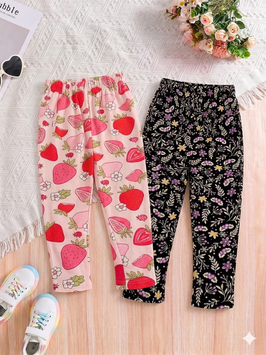 Girls Dailywear Pant -  Pack of 2