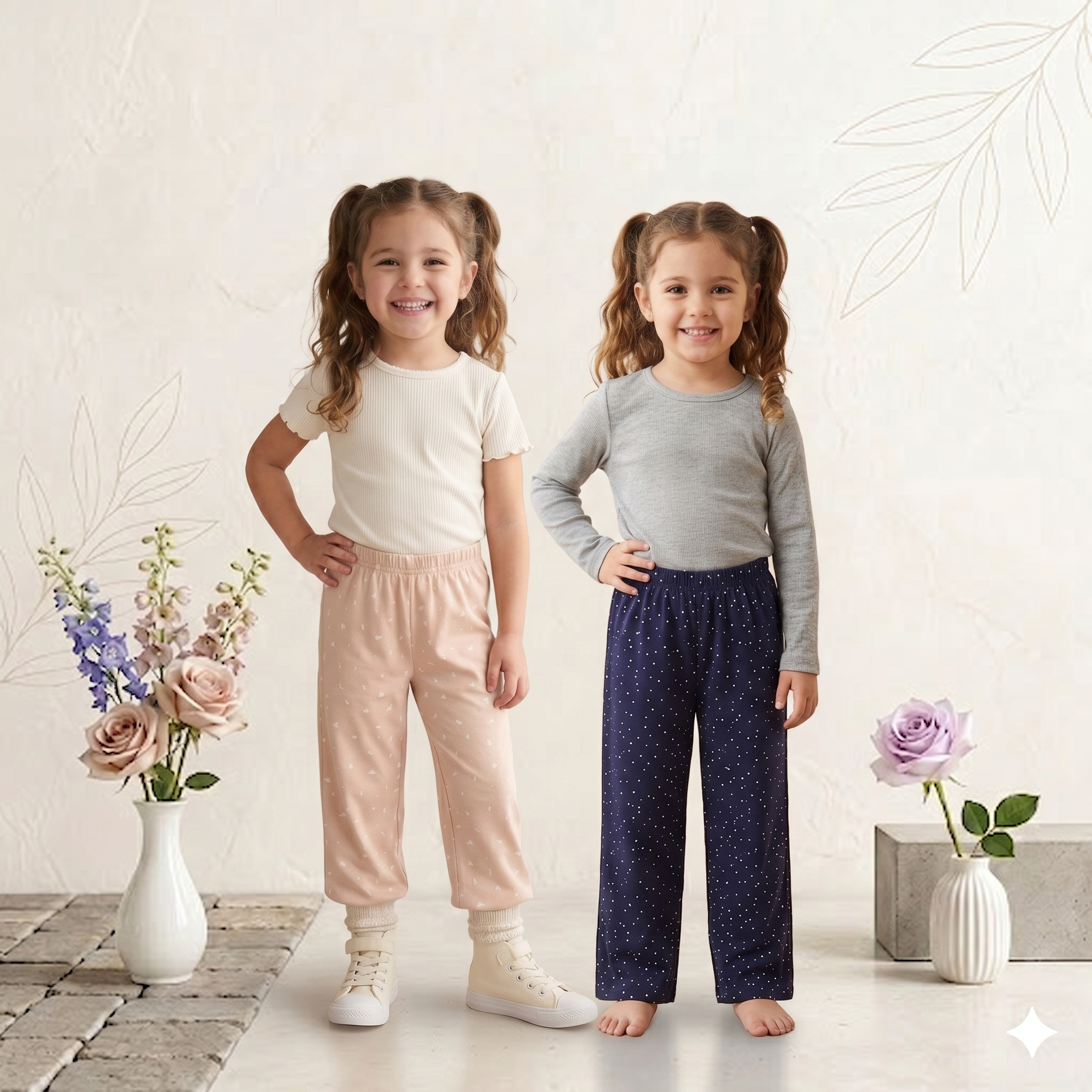 Girls SJ Printed Pant – Pack of 2