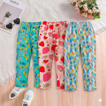 Girls Dailywear Pant (Pack 3)