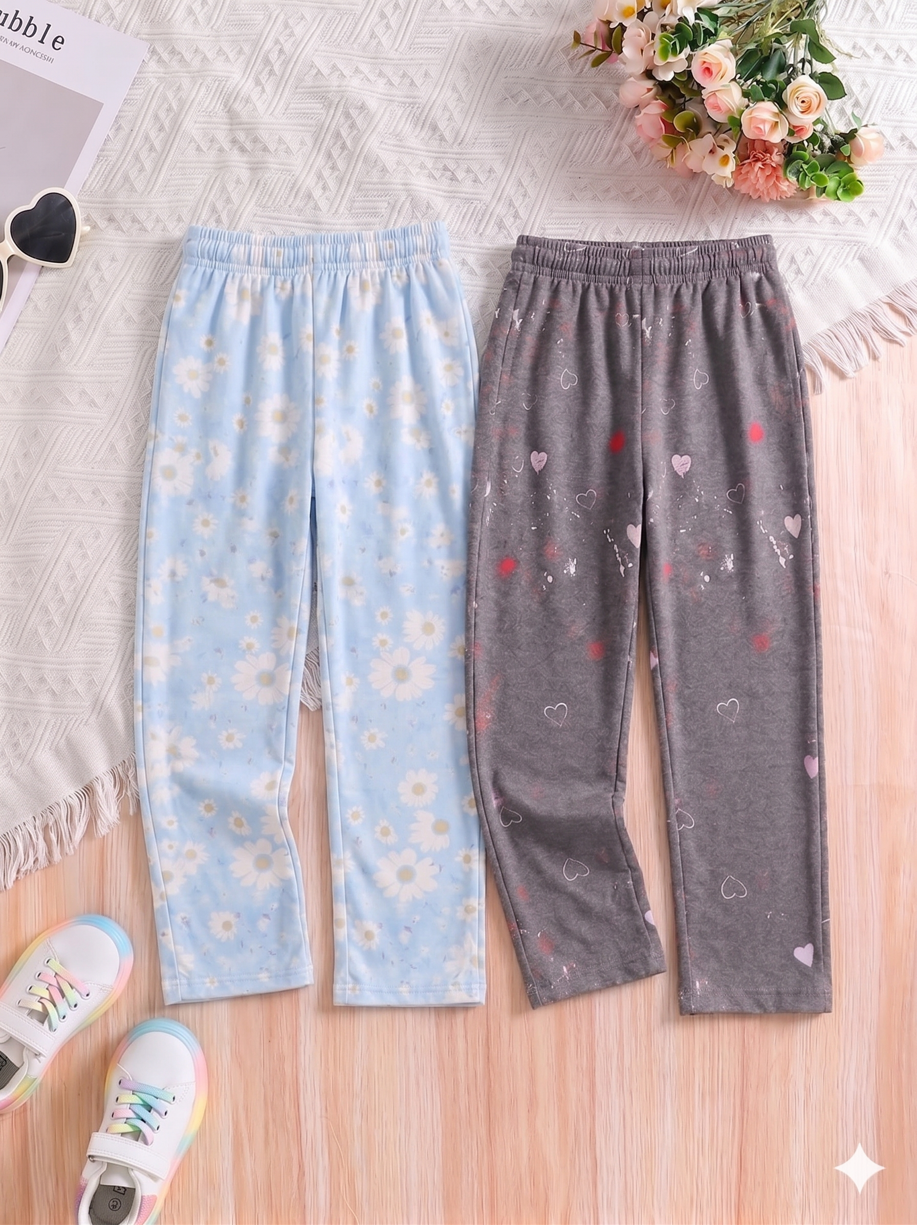 Girls Joggers - Pack of 2