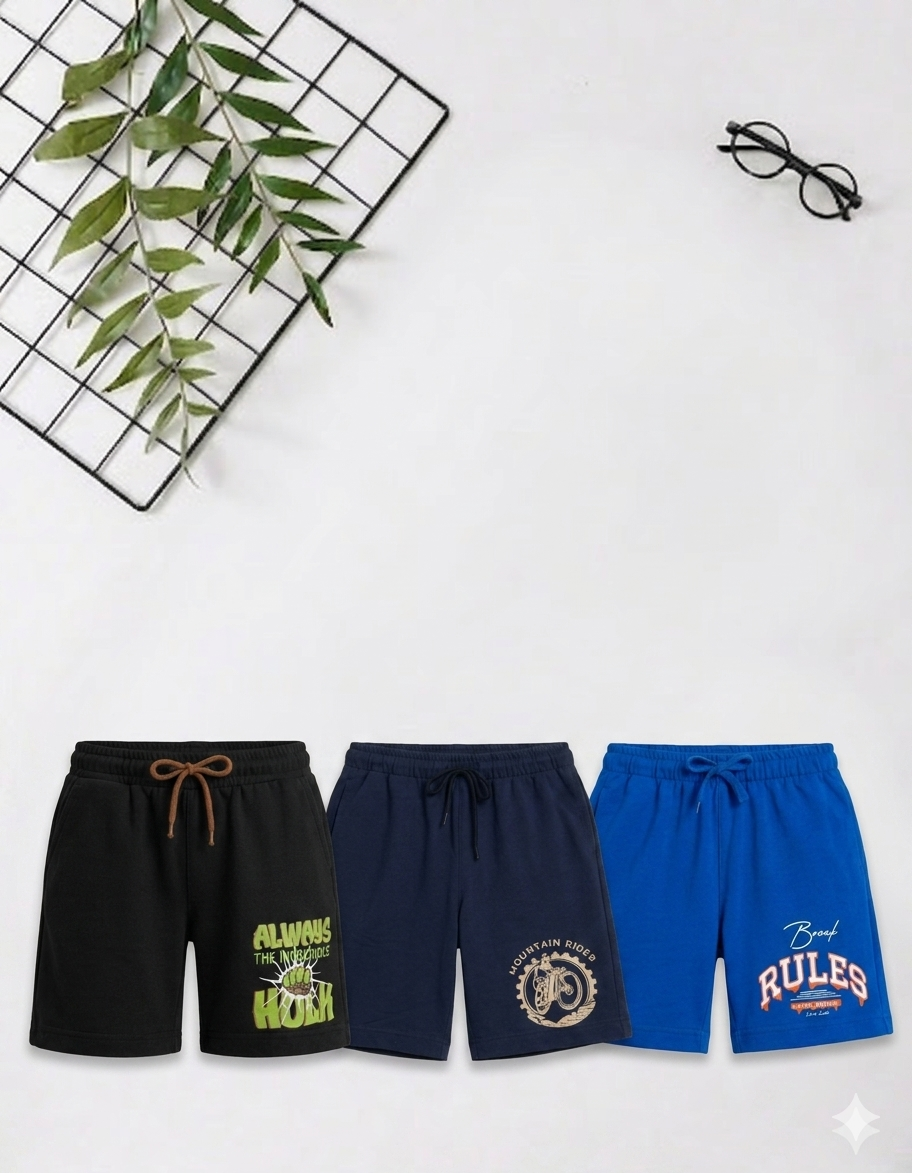 Boys Shorts – Pack of 3