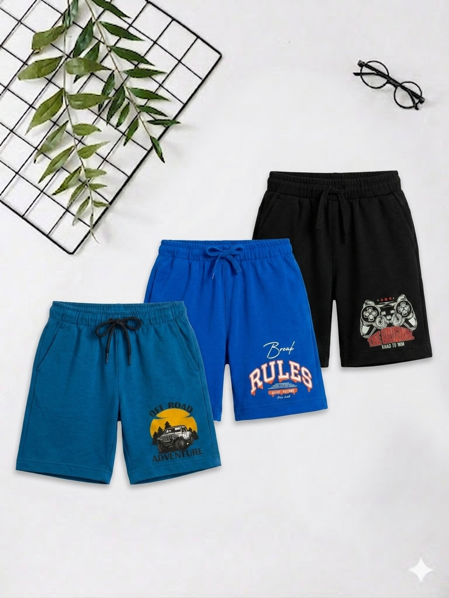 Boys Shorts - Pack of 3