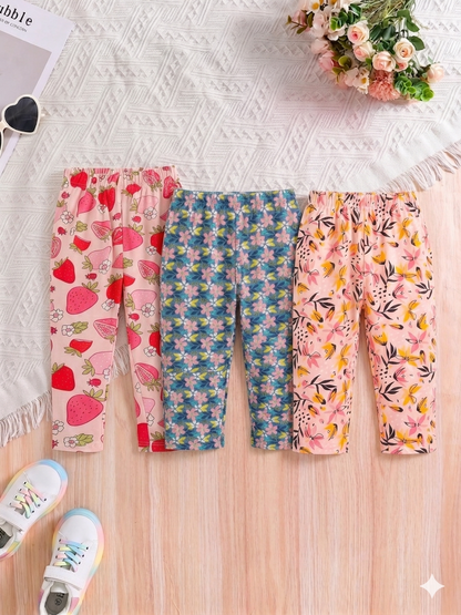 Girls Dailywear Pant (Pack 3)