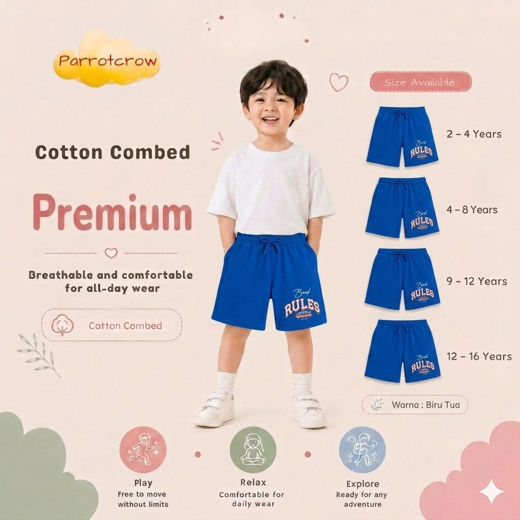 Boys Shorts - menu