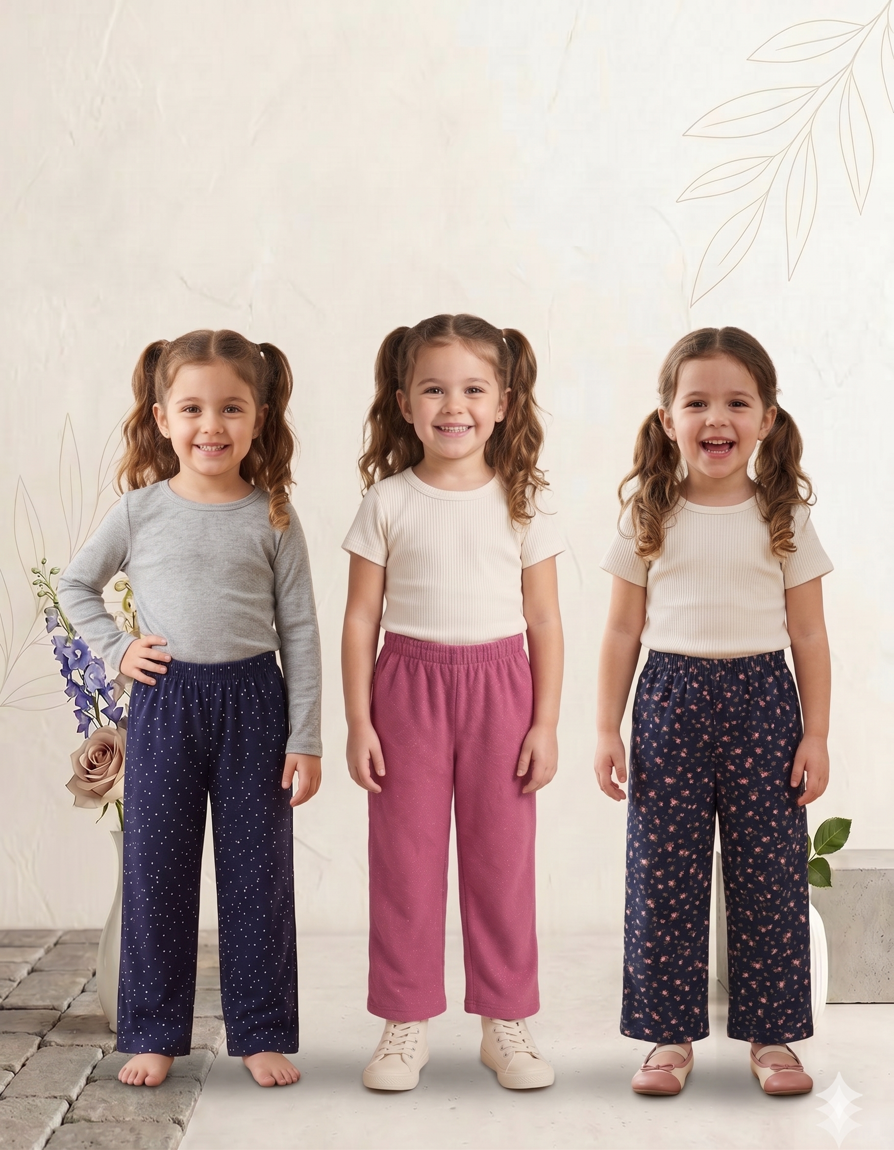 Girls SJ Printed Pant – Pack of 3