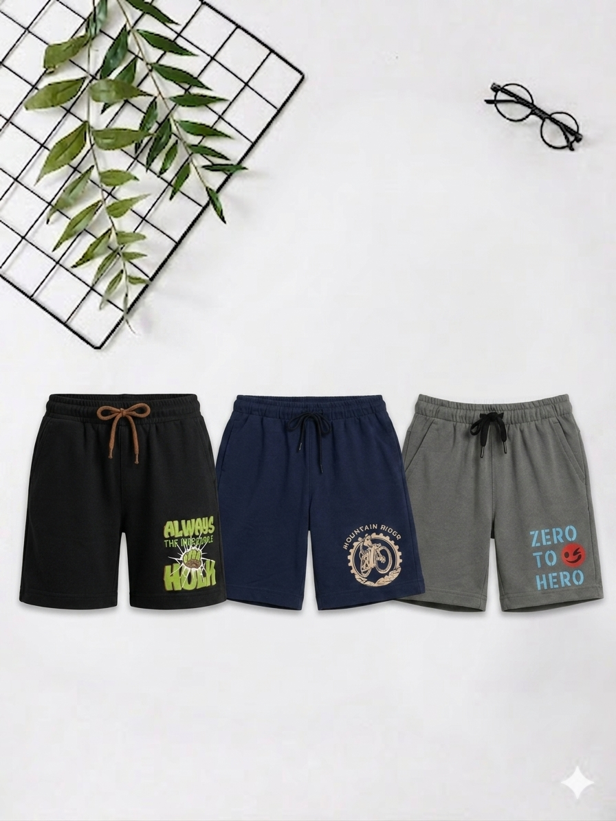 Boys Shorts - Pack of 3