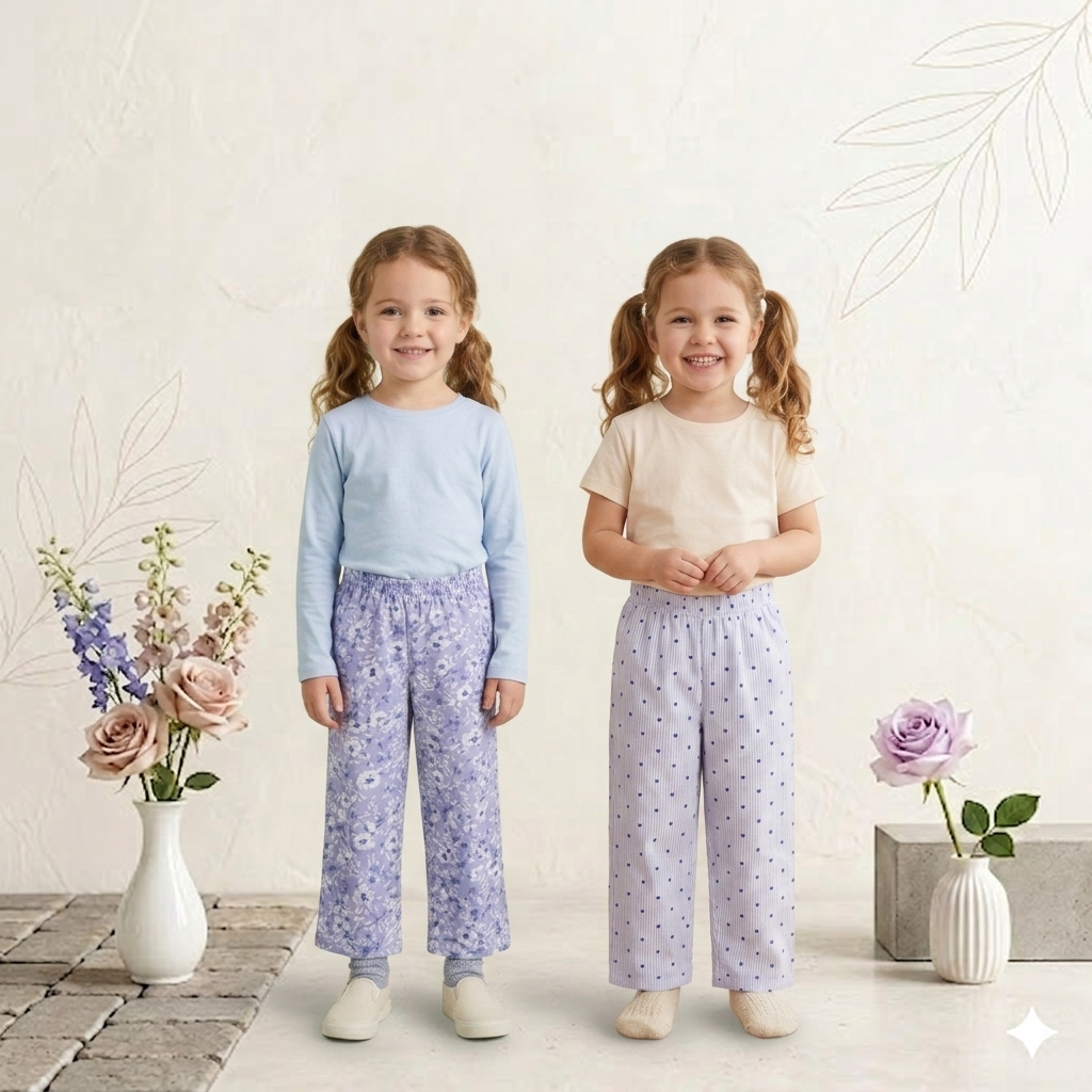 Girls SJ Printed Pant – Pack of 2