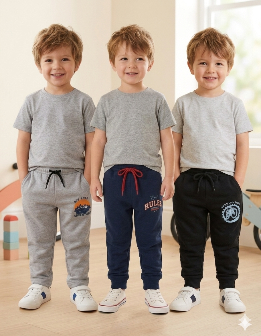 Boys Joggers - menu (pack 3)