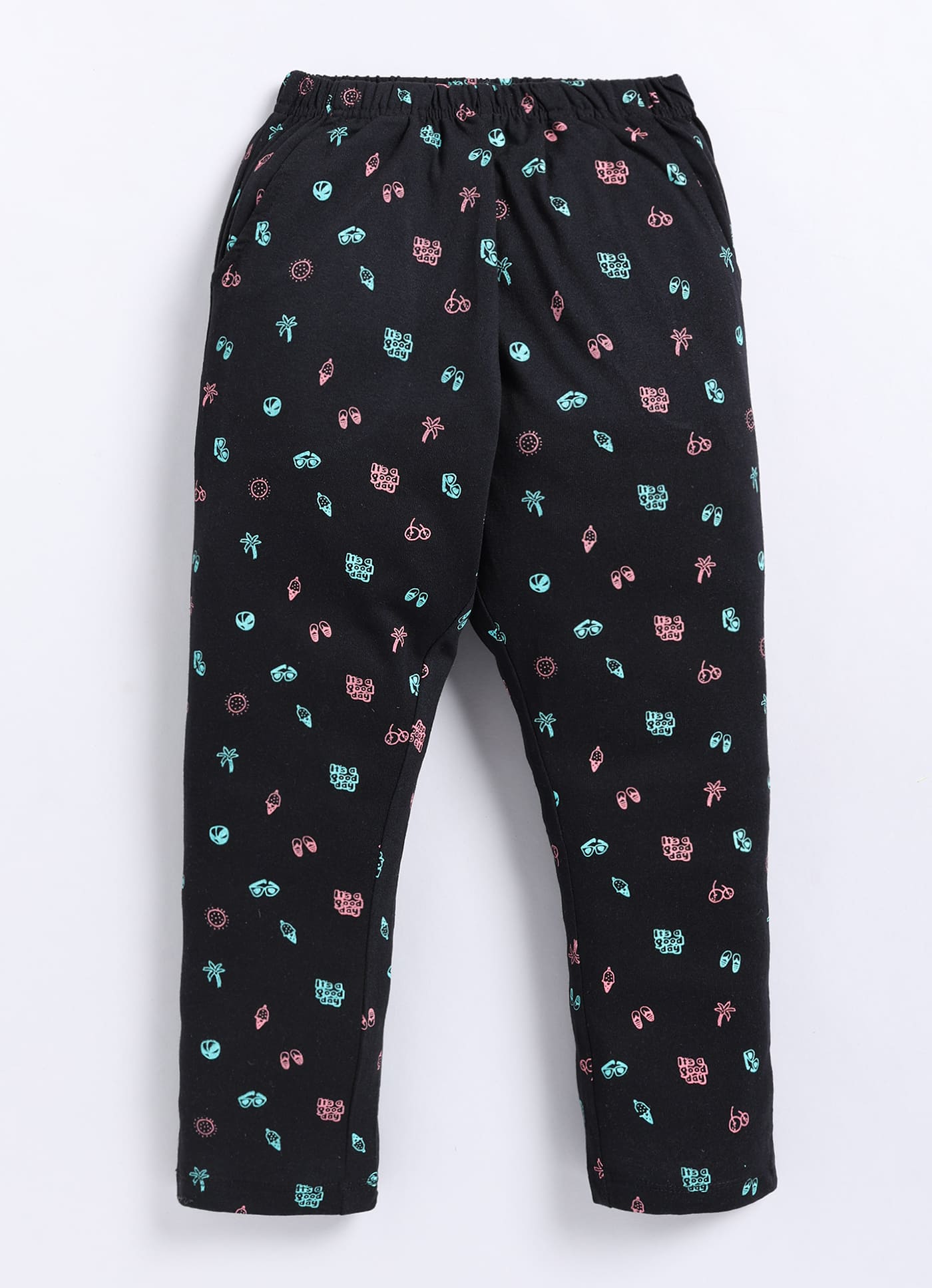 Black Cotton Pyjama Pants for Girls – Soft & Stylish Daily Wear