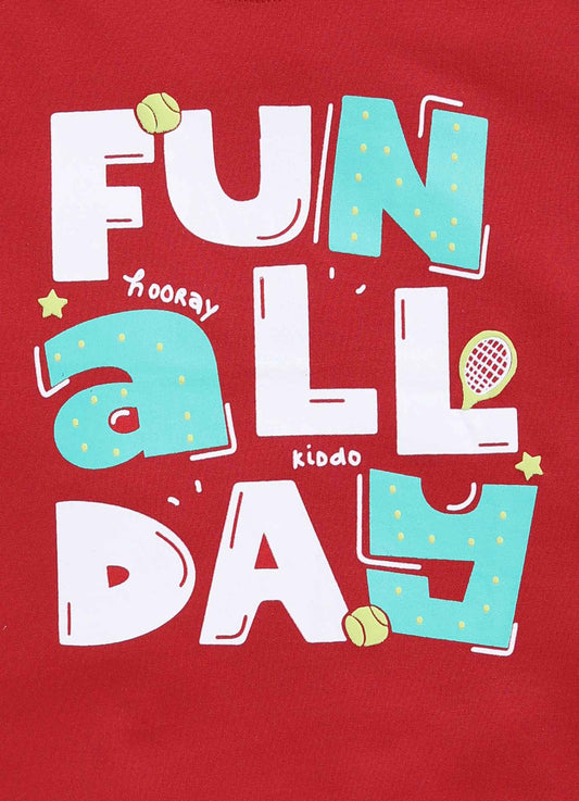 Fun all day cotton t-shirt for boys