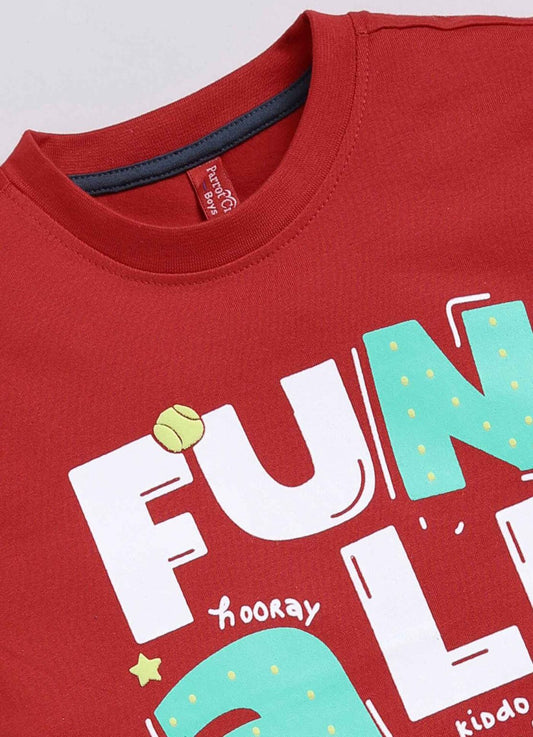 Fun all day cotton t-shirt for boys