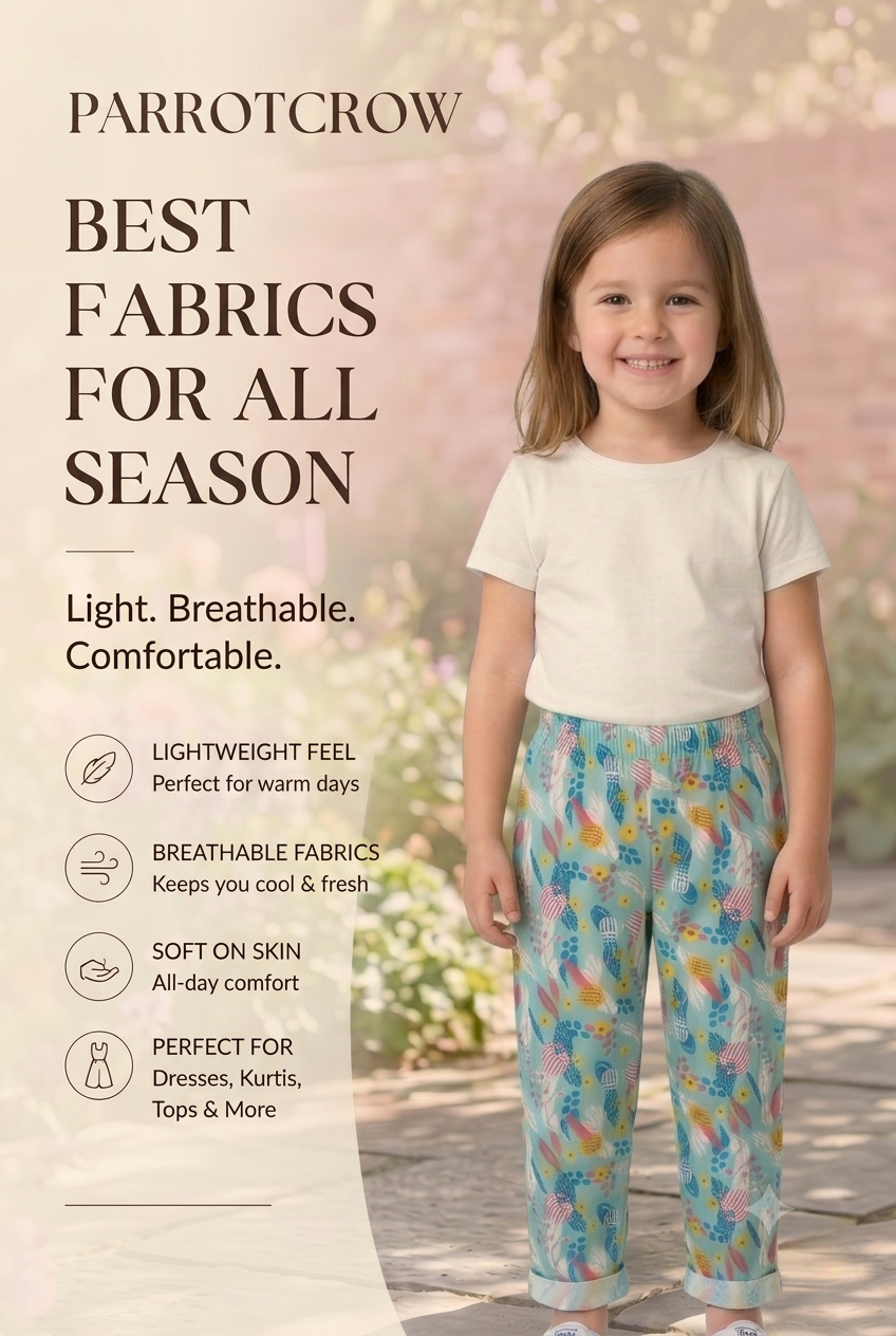 Girls Printed Pants - Pack of 3