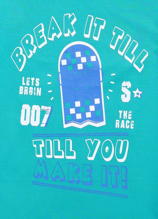 Break it till you make it cotton t-shirt for boys - ParrotCrow