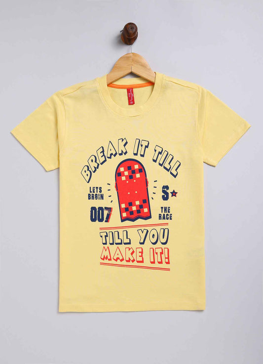 Break it till you make it cotton t-shirt for boys - ParrotCrow