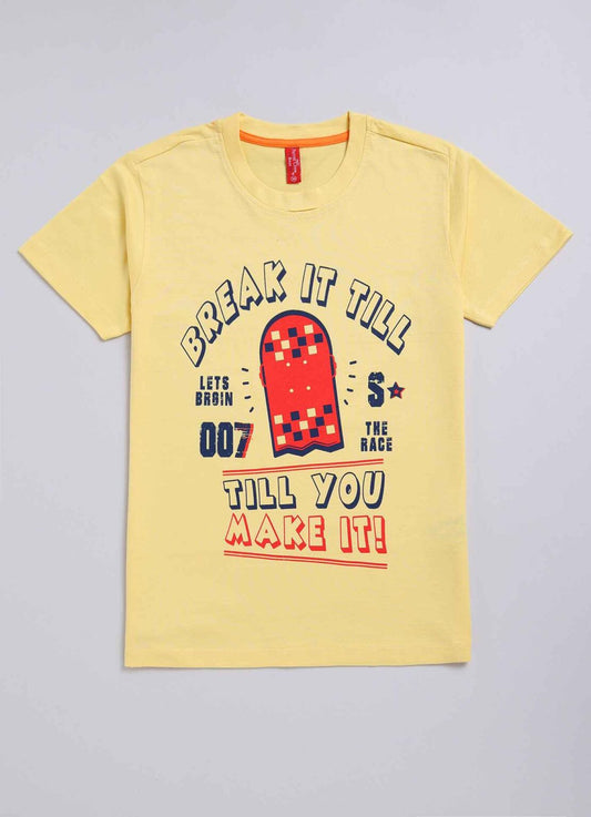 Break it till you make it cotton t-shirt for boys - ParrotCrow