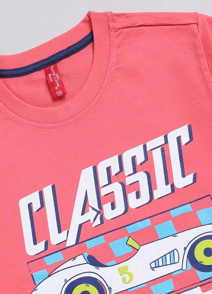 Classic cotton t-shirt for boys - ParrotCrow