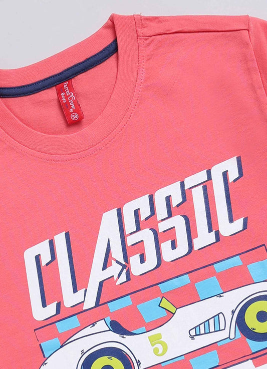 Classic cotton t-shirt for boys - ParrotCrow