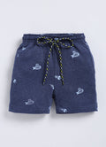 Denim Blue Cotton Shorts for Boys – Soft & Comfortable - ParrotCrow