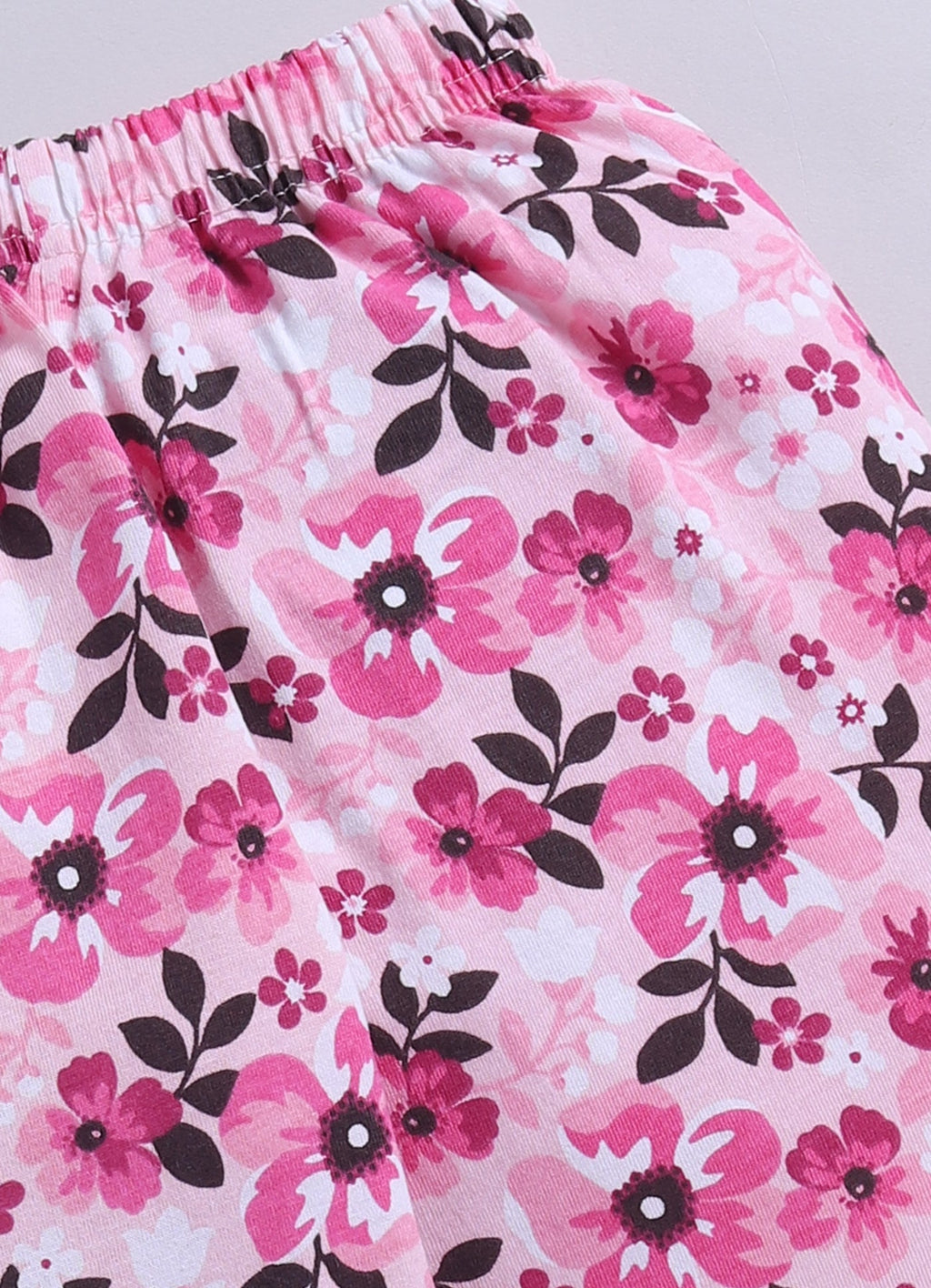 Floral Pinky Flower Printed Activewear Trousers - ParrotCrow