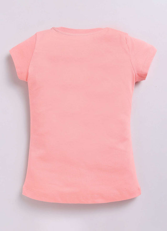 Good Days Ahead Printed Cotton T-Shirt for Girls - ParrotCrow