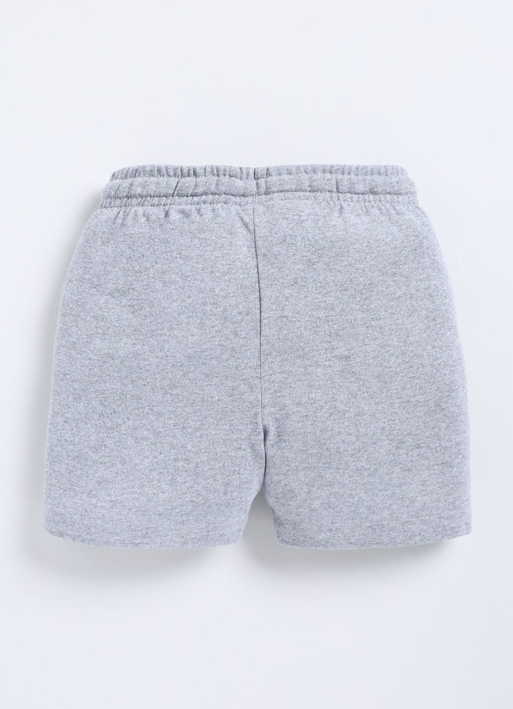 Grey Melange Shorts For Boys - ParrotCrow