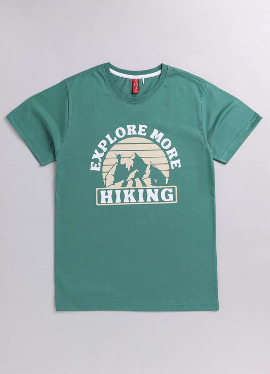 hiking concept cotton t-shirt for boys - ParrotCrow