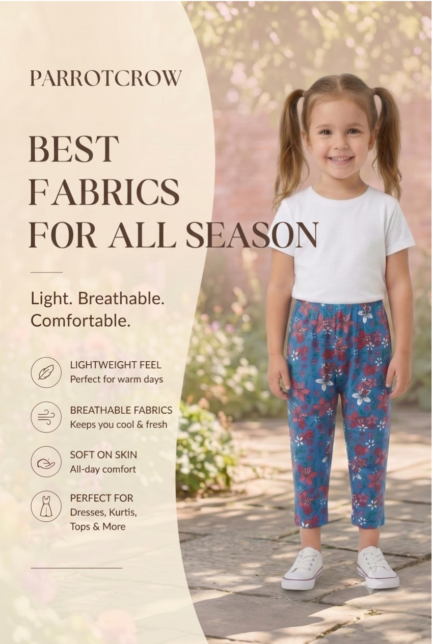 Girls Printed Pants - Pack of 2