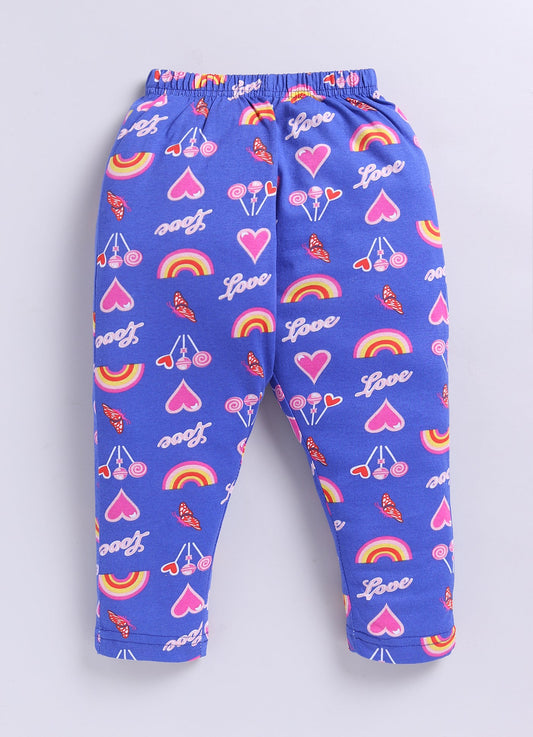 Love Candy Cherry Printed Activewear Trousers - ParrotCrow