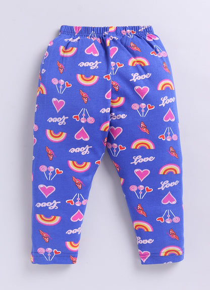Love Candy Cherry Printed Activewear Trousers - ParrotCrow