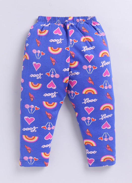Love Candy Cherry Printed Activewear Trousers - ParrotCrow