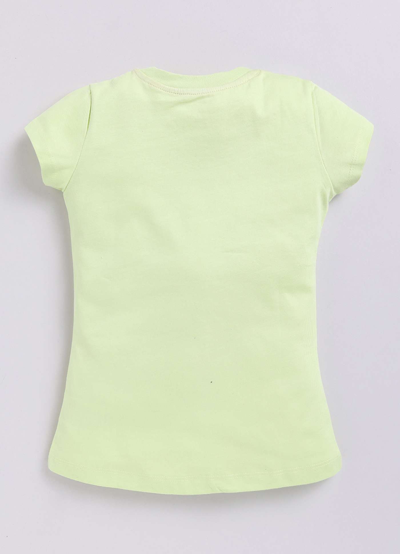 Make Everyday Happy Today Printed Cotton T-Shirt for Girls - ParrotCrow