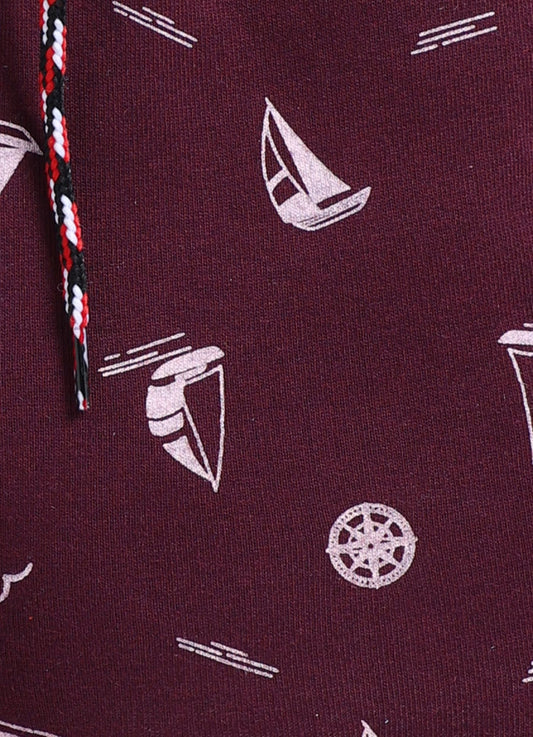 Maroon Cotton Shorts for Boys – Soft & Comfortable - ParrotCrow