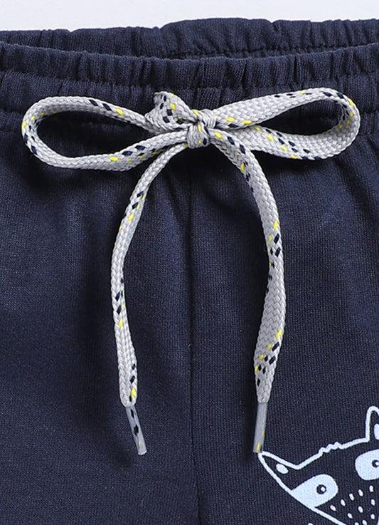 Navy Cotton Shorts for Boys – Soft & Comfortable - ParrotCrow