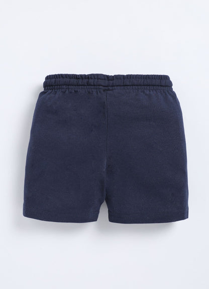 Navy Cotton Shorts for Boys – Soft & Comfortable - ParrotCrow