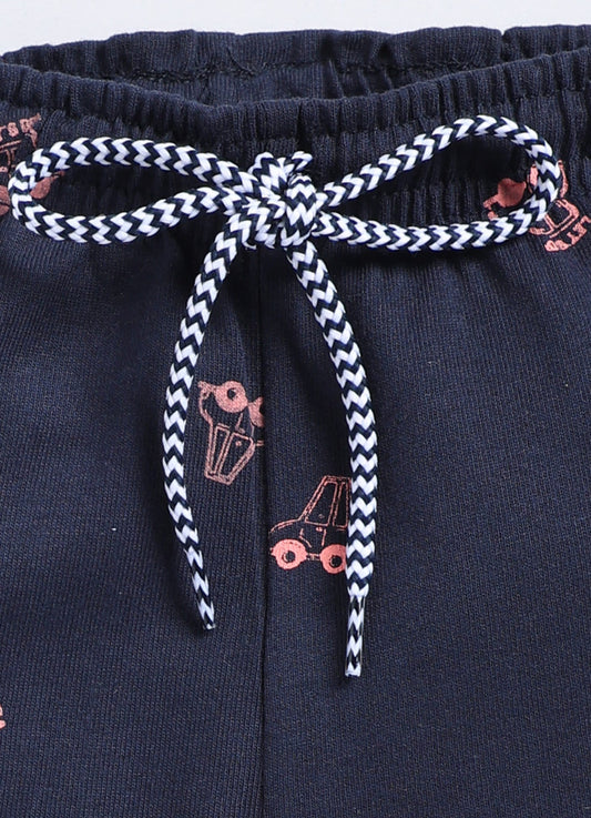 Navy Cotton Shorts for Boys – Soft & Comfortable - ParrotCrow