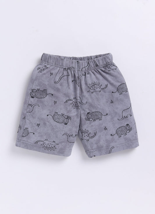 Parrot Crow Dino Animals Printed Active Wear Shorts - ParrotCrow