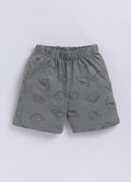 Parrot Crow Dinos Printed Active Wear Shorts - ParrotCrow