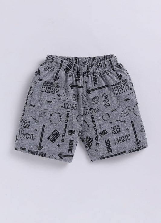 Parrot Crow I'm Outta Here Printed Active Wear Shorts - ParrotCrow