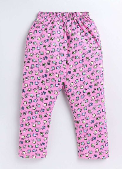 Picture Innovative Pink Prints Girls Pant - ParrotCrow