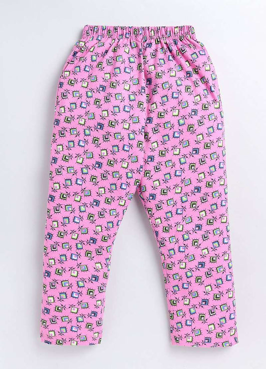 Picture Innovative Pink Prints Girls Pant - ParrotCrow