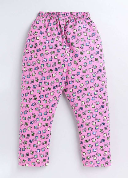 Picture Innovative Pink Prints Girls Pant - ParrotCrow