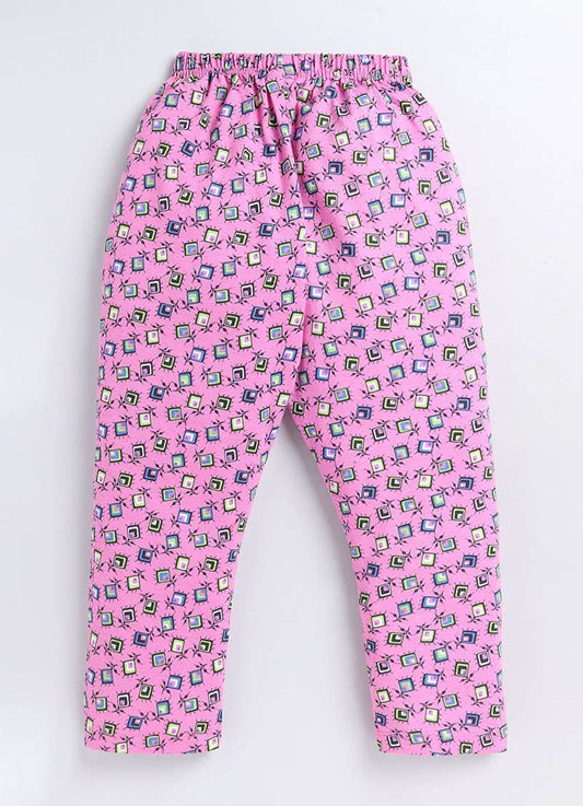 Picture Innovative Pink Prints Girls Pant - ParrotCrow