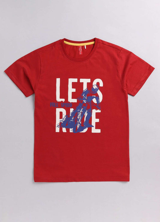 Racing concept cotton t-shirt for boys - ParrotCrow