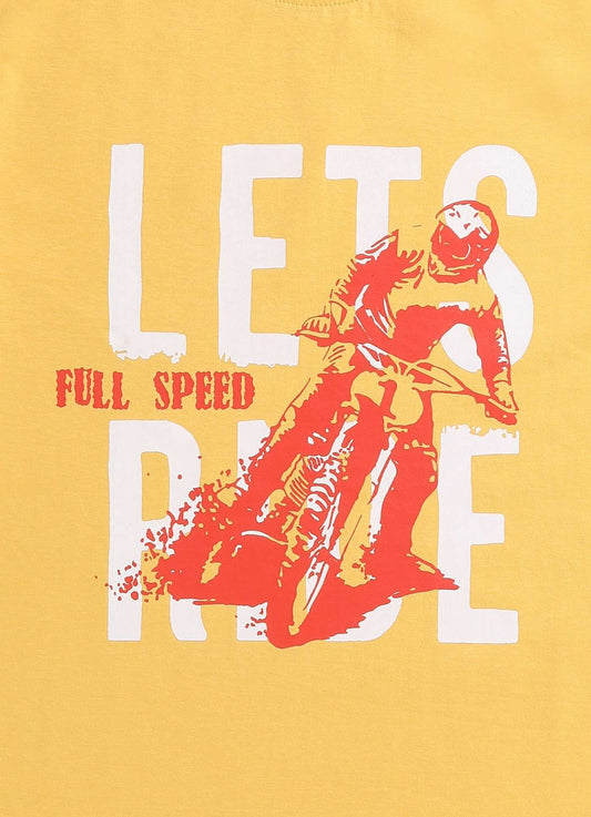 Racing concept cotton t-shirt for boys - ParrotCrow