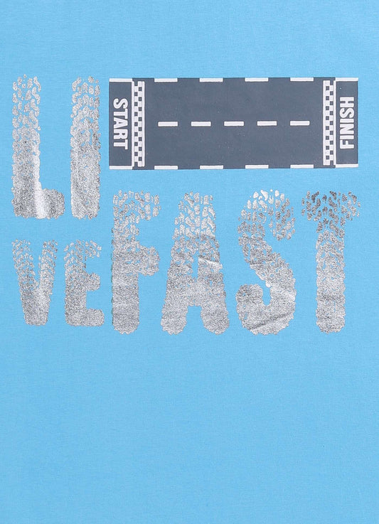 racing track print cotton t-shirt for boys - ParrotCrow