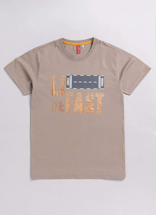 racing track print cotton t-shirt for boys - ParrotCrow
