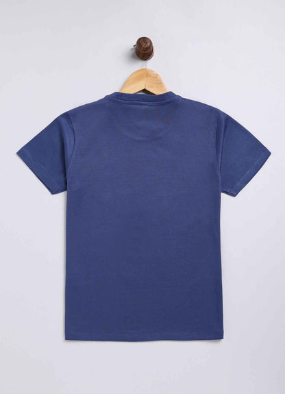 Rule the space king cotton t-shirt for boys - ParrotCrow