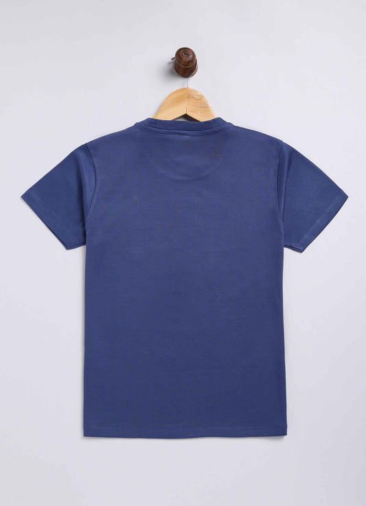 Rule the space king cotton t-shirt for boys - ParrotCrow