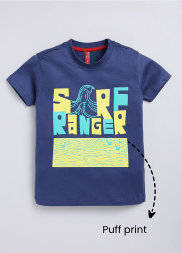 Sore Ranger Cotton Navy T-Shirt for Boys – Soft & Comfortable - ParrotCrow